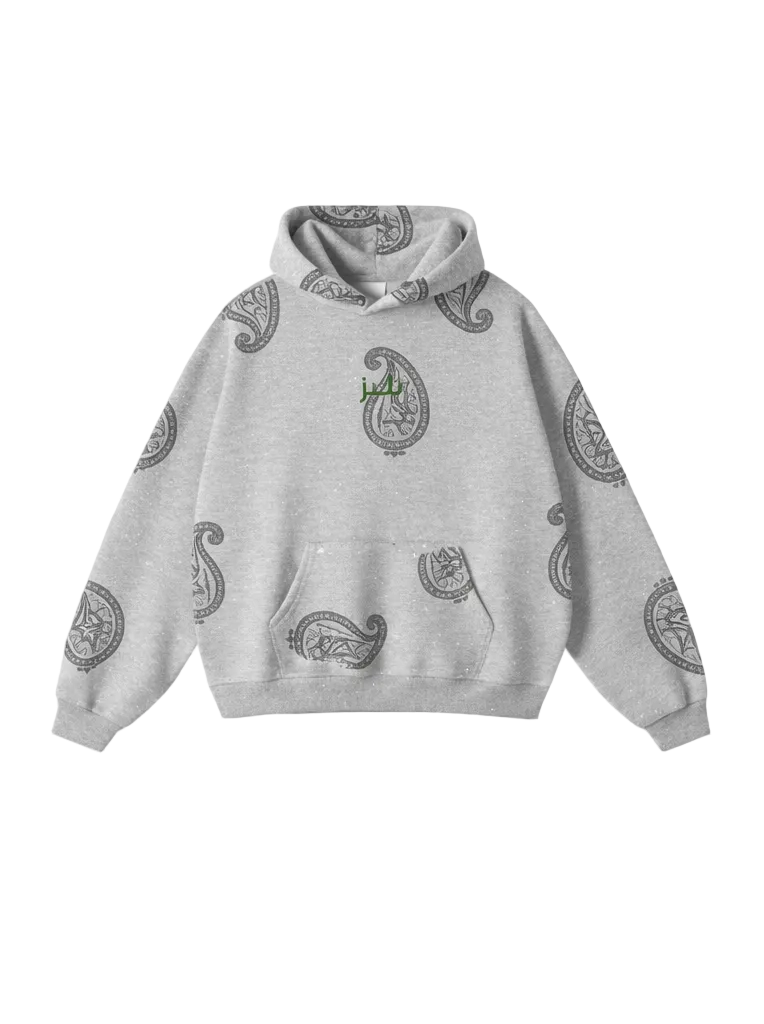 ARABIC PAISLEY “GREY”